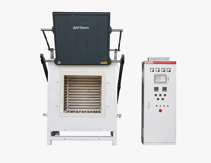 1200℃手动上开门箱式电阻炉