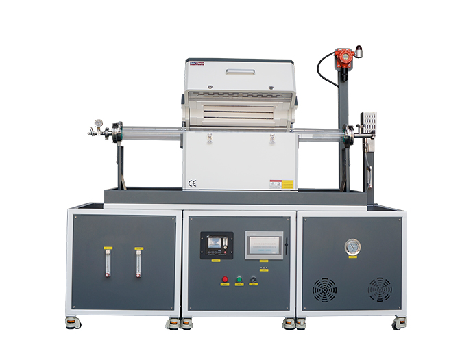 带滑轨的氢气还原管式炉