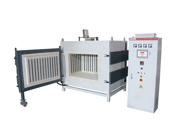 1400℃手动门工业箱式电阻炉