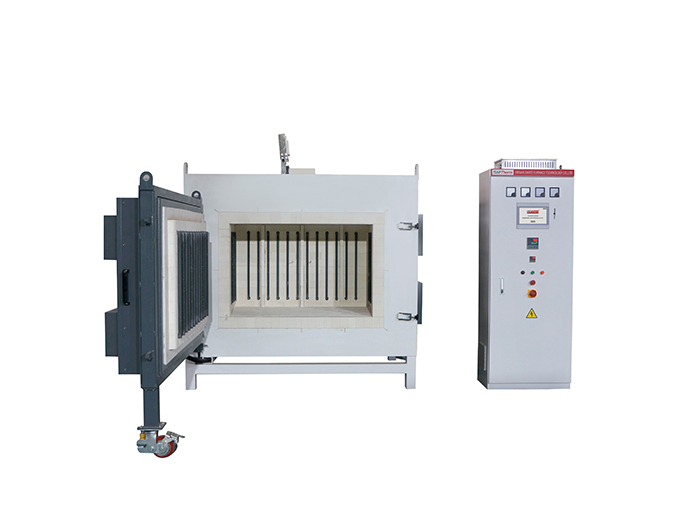 1400℃手动门工业箱式电阻炉